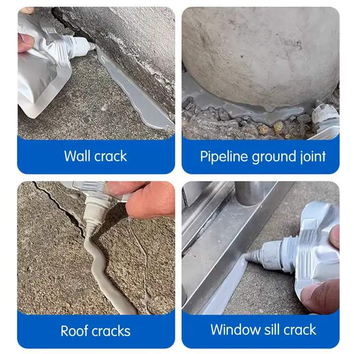 Colle de jointoiement pour fissures en béton