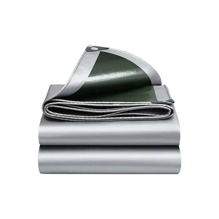 Bâche en toile imperméable double couche épaissie, protection solaire anti-UV pour jardin, abri de jardin, toit de voiture