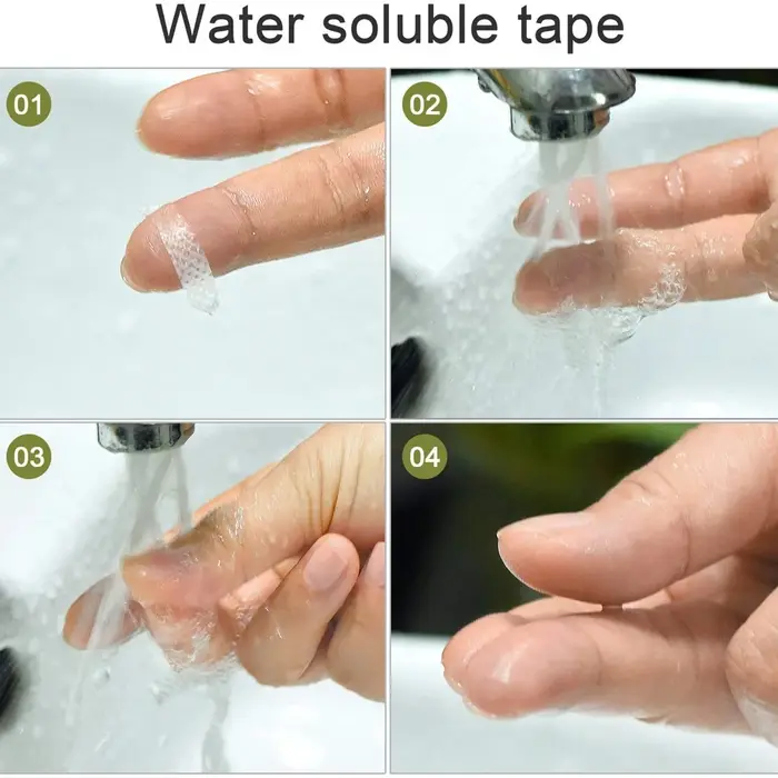 1 rouleau de ruban adhésif Soluble dans l'eau