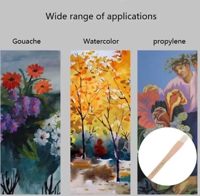 Pinceau à peinture en poils chèvre
