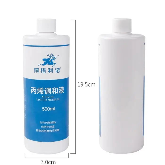 Liquide de mélange acrylique blanc laiteux