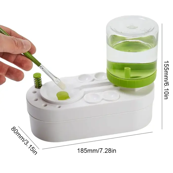 Machine de nettoyage automatique de pinceaux à peinture à base d'eau en acrylique, pratique, avec bo