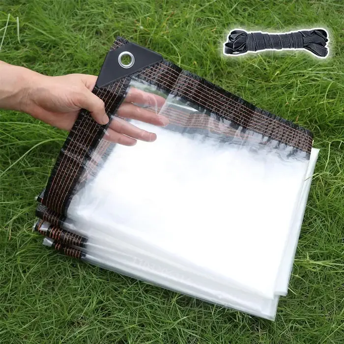 Bâche transparente épaisse imperméable