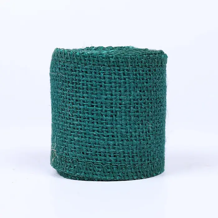 1 rouleau de ruban coloré en toile de Jute naturelle, 60mm x 2M, ruban multi-artisanat, bricolage, d