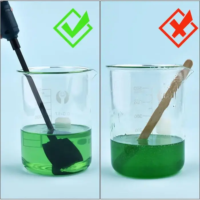 Agitateur électrique, bâtonnets mélangeurs en plastique pour résine époxy DIY