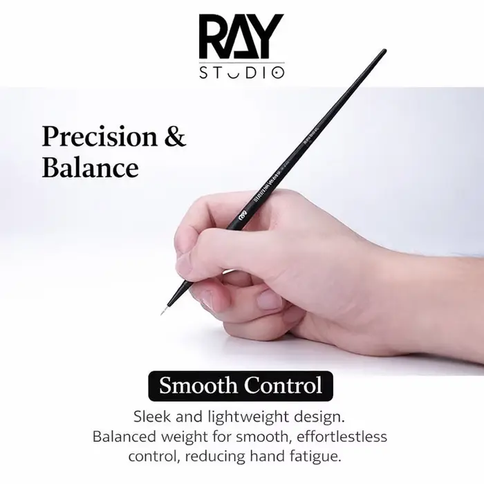 RAYSTUDIO # 0 # 1 # 2 pinceaux de modélisation Ultra-fins