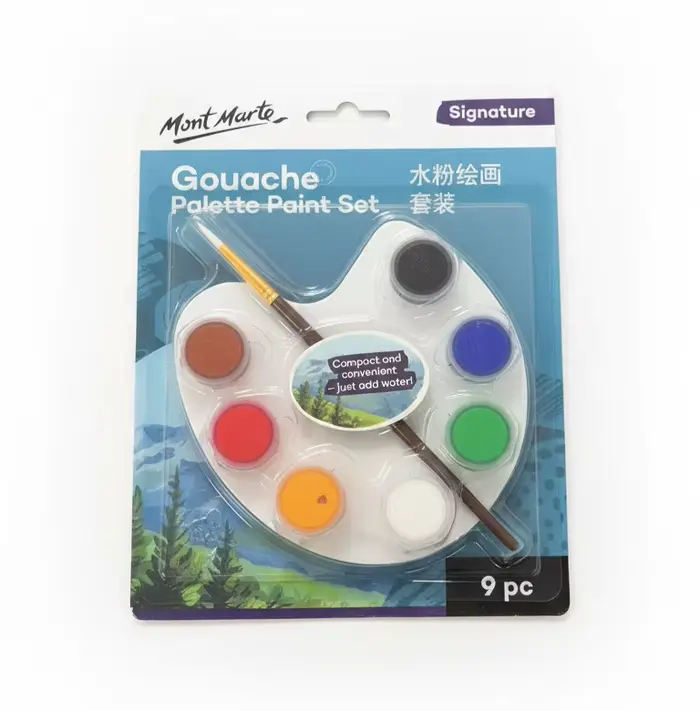 Montmartre ensemble de peinture Gouache lavable enfants peinture Pigment 15 couleurs Portable Graffi