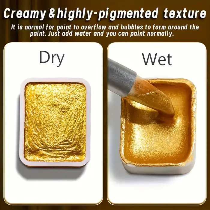 Palette de peinture métallique 32 couleurs pour artistes | Tons de perles doux pour une brillance audacieuse