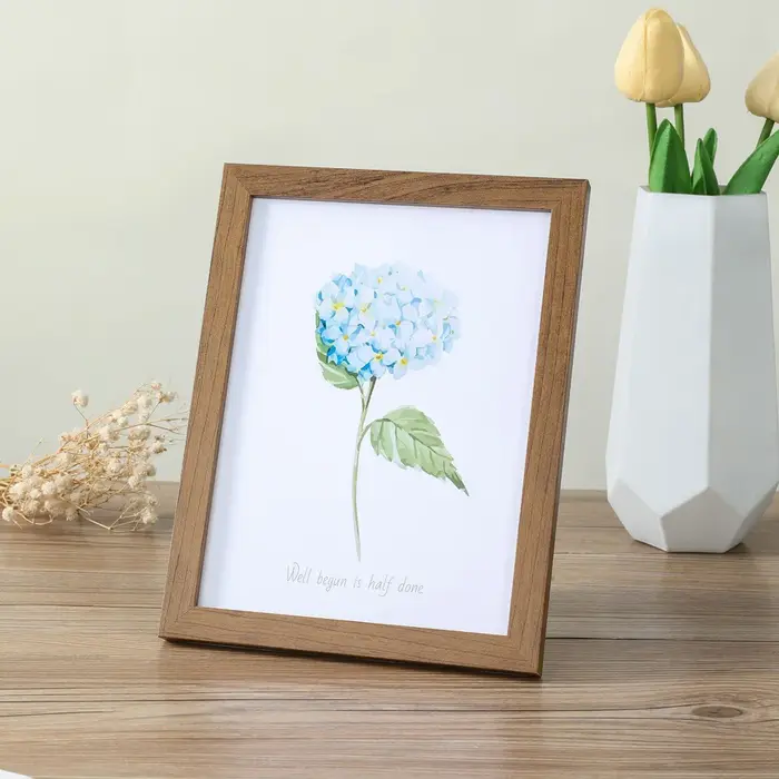 Cadre Photo en bois pour tenture murale 10X15 15X20 20X25cm A4