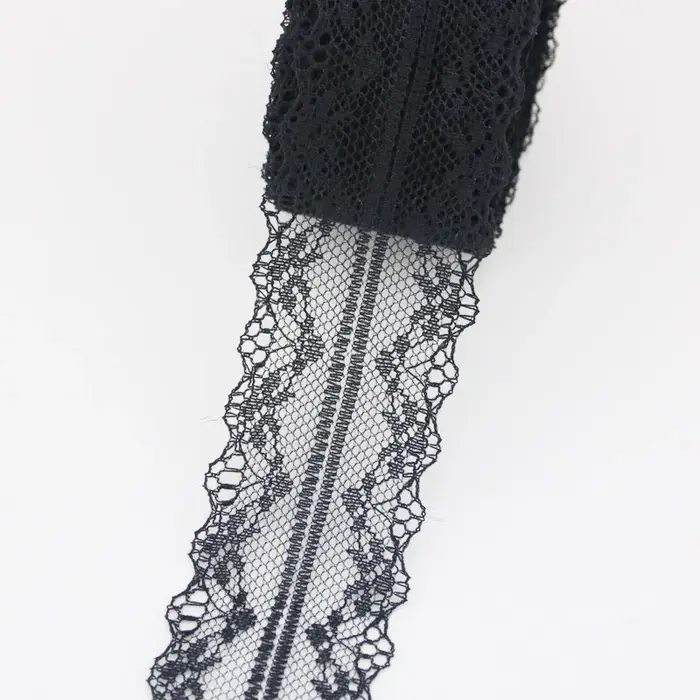 (10 Yards/Rouleau) Ruban en dentelle noire