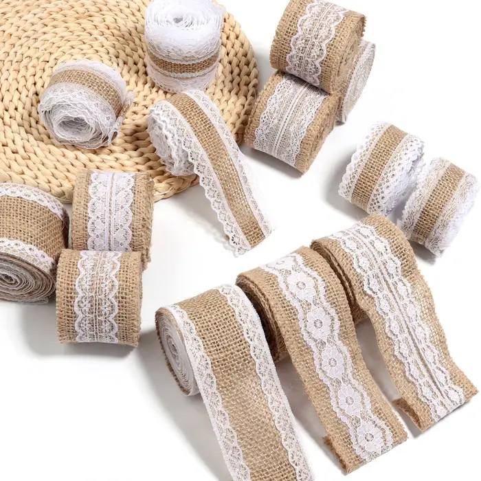 Ruban en Toile de Jute Naturelle