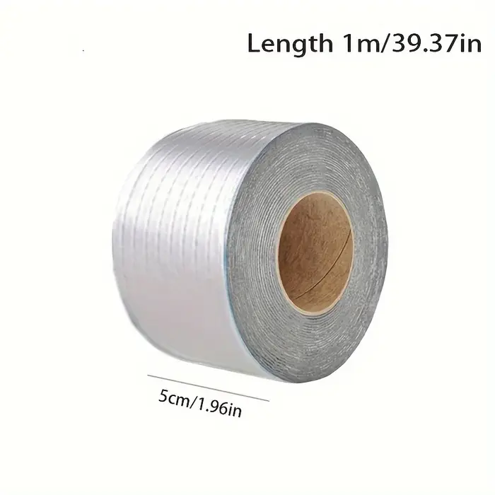 1 rouleau de ruban adhésif en aluminium imperméable de qualité supérieure