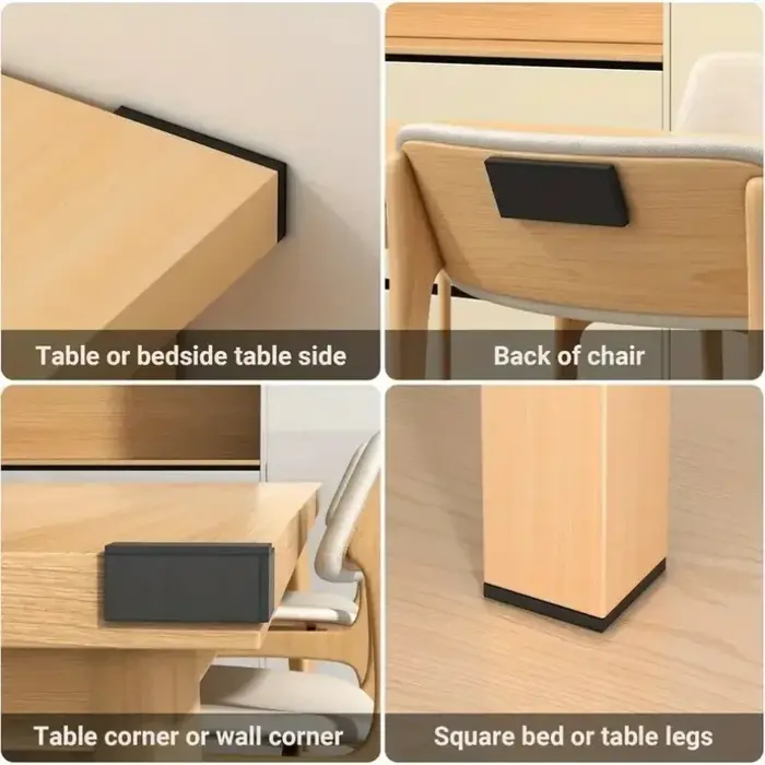 Protecteur mural adhésif double face en mousse EVA, adapté à la protection contre les chocs des canapés, bancs et murs, coussinets anti-vibrations, 10 pièces