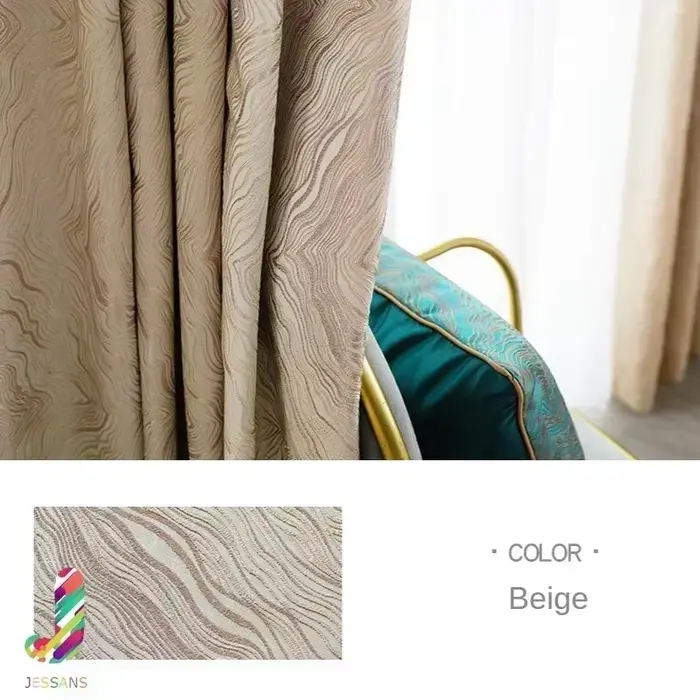 Rideaux occultants de haute précision pour salon et chambre à coucher, nouvelle optique, rideau jacq