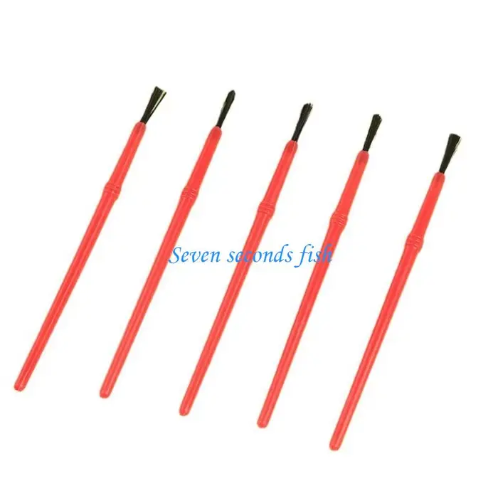 L74b 50pcs petit art pinceaufr Brush Enfants pinceau pour les acryliques à l'huile aquarelle