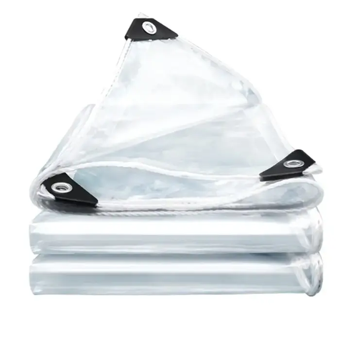 Bâche transparente en PVC imperméable pour balcon, jardin et plantes – Protection contre la pluie