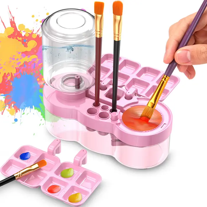Outils de nettoyage de pinceaux à peinture 4 en 1