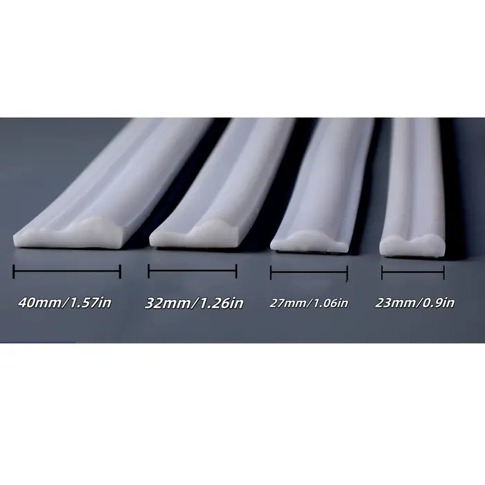 1 rouleau de bandes décoratives auto-adhésives élégantes en PVC, 1m/39,37 pouces, flexibles et pliab