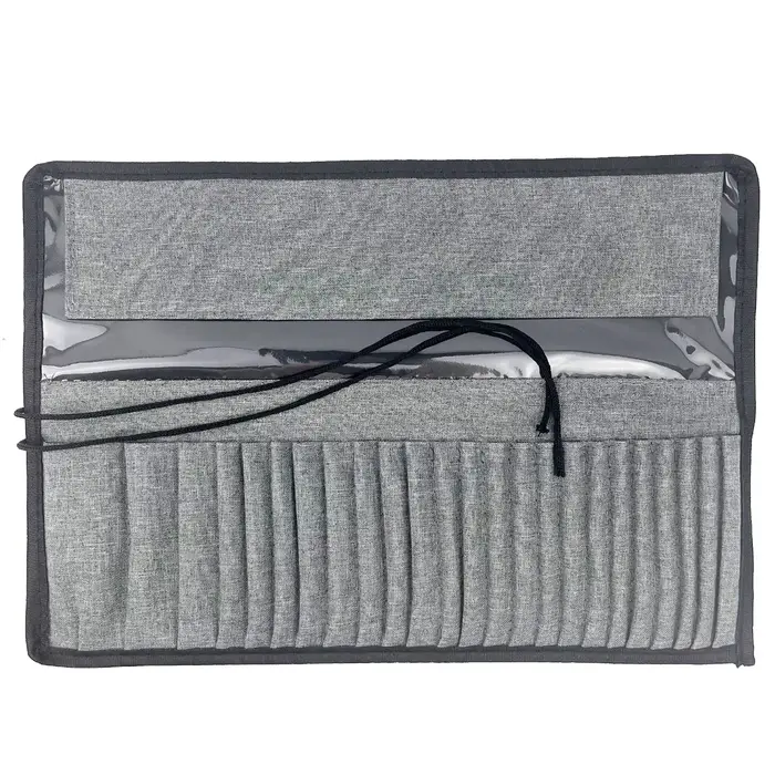Ensemble de pinceaux de peinture Premium avec sac en toile, 24 pièces, lavables, pointes larges pour