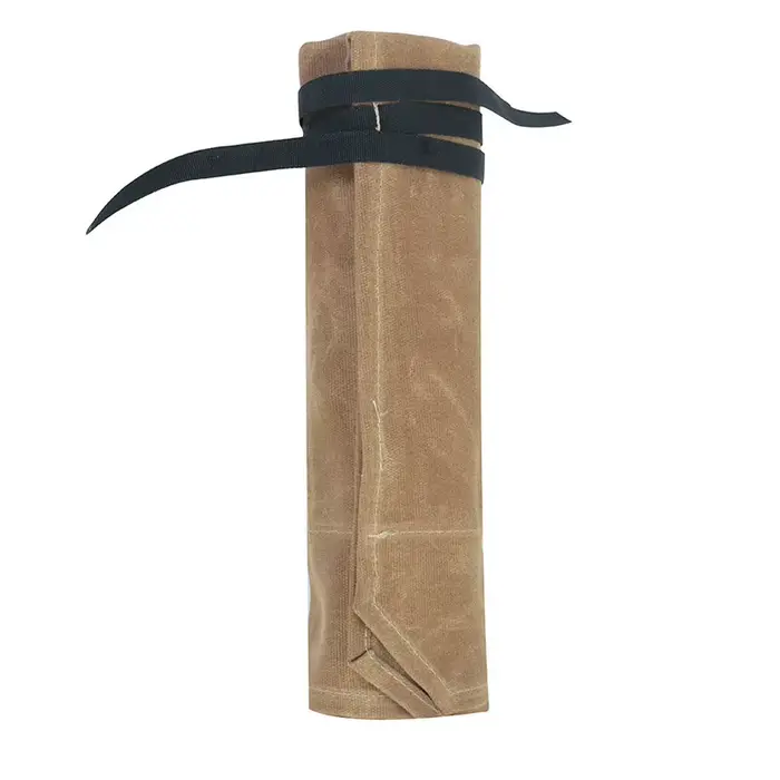 Étui à couteaux en toile cirée avec 7 emplacements, pochette portable pour couteaux, étui de rangeme
