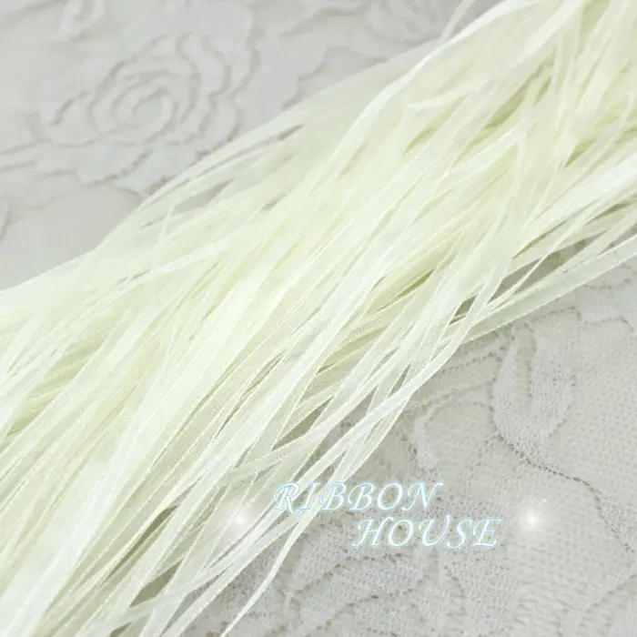 (40 mètres/lot) Rubans en organza de 3 mm