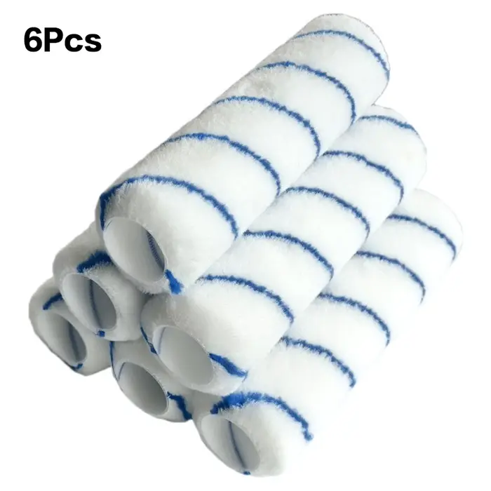 6/10 PIÈCES Rouleau de peinture en microfibre tissée de 9 pouces x 1
