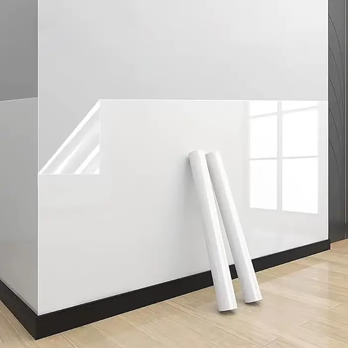 Papier peint Transparent pour cuisine, Film de protection à Adsorption électrostatique, autocollant 