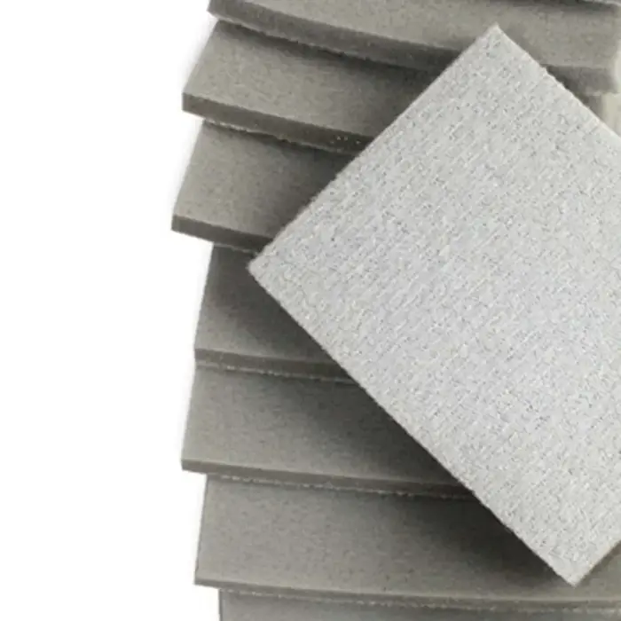 1 pièce Bloc éponge abrasive floquée carrée