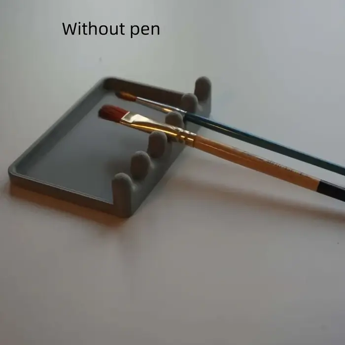 Organisateur de pinceaux portable avec plateau anti-goutte