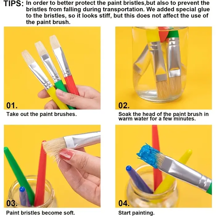 Pinceaux à peinture pour enfants