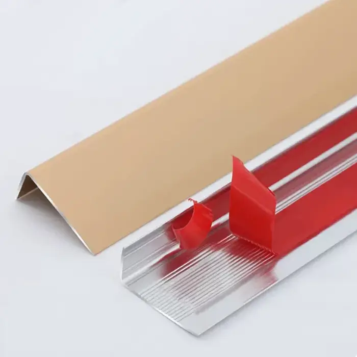 Bandes de protection d'angle de type L en alliage d'aluminium