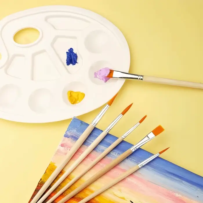 Palette en plastique blanc 1 pièce/7 pièces
