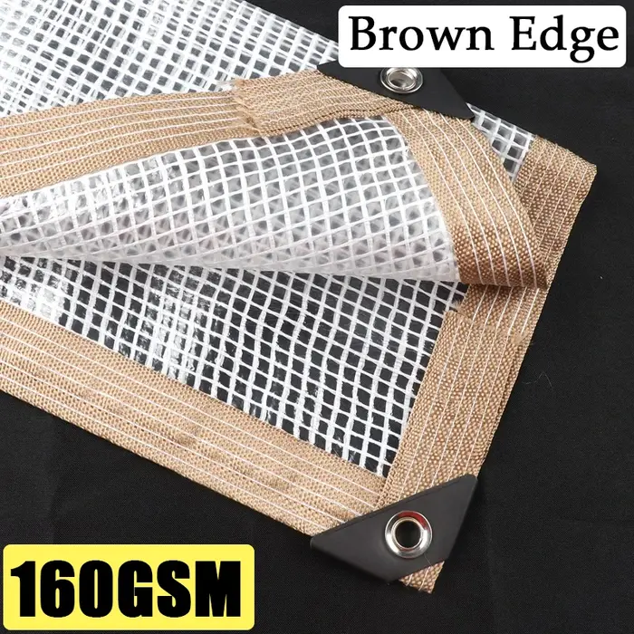 Bâche en maille transparente de 0.3mm d'épaisseur
