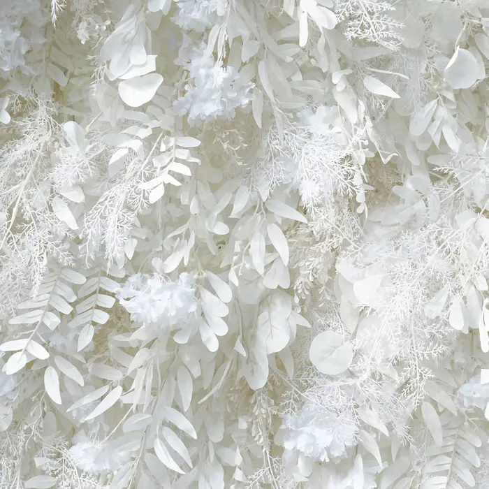 HMEOT H8055 Mur de fleurs artificielles en tissu enroulable