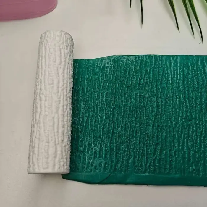 Rouleau de gaufrage à texture d'écorce
