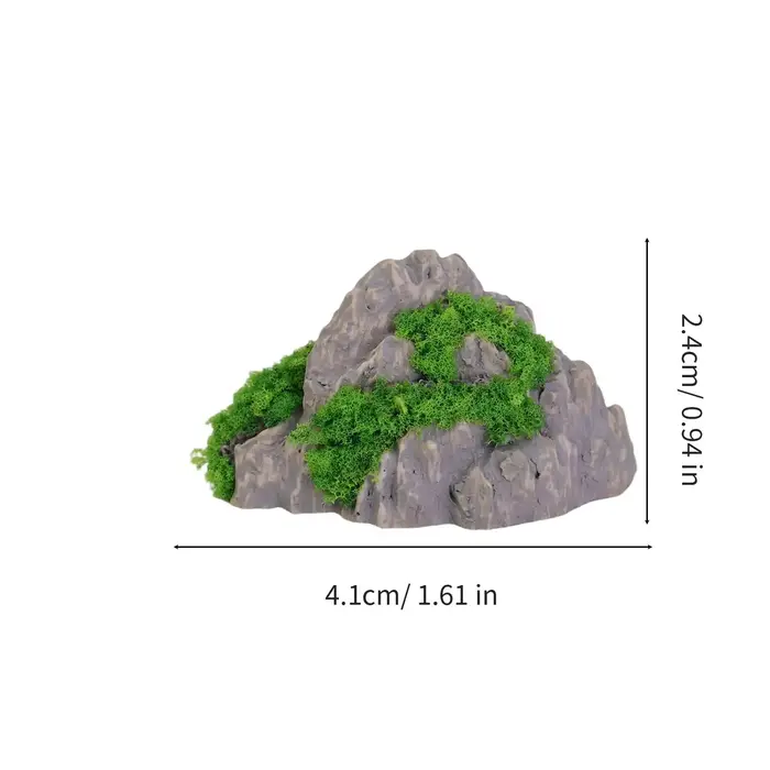 Décorations en résine DIY : Faux montagnes simulées, pierres artificielles pour bonsaïs, micro-paysages, décorations pour aquariums et fournitures de jardinage