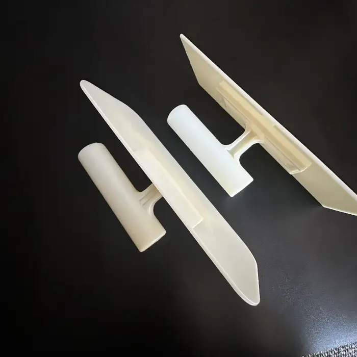 Flotteur à plâtrer trempé, flotteur à bord plat résistant à l'usure, outil de plâtrage pour maçon, truelle en plastique pour racler le mastic