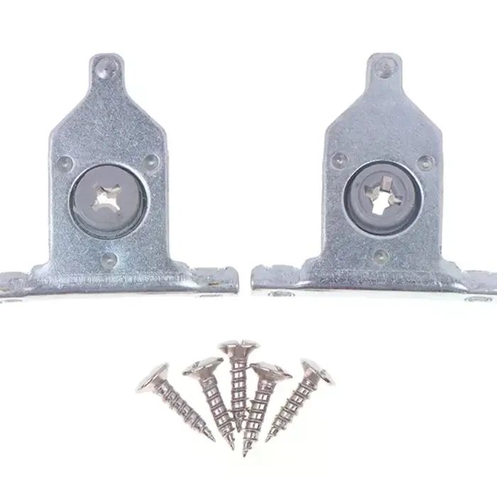 "Rénovation de meubles de cuisine : 2 supports de fixation du panneau avant à clip pour tiroir en métal et nylon"