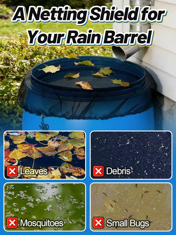 Housses de protection pour barils de pluie