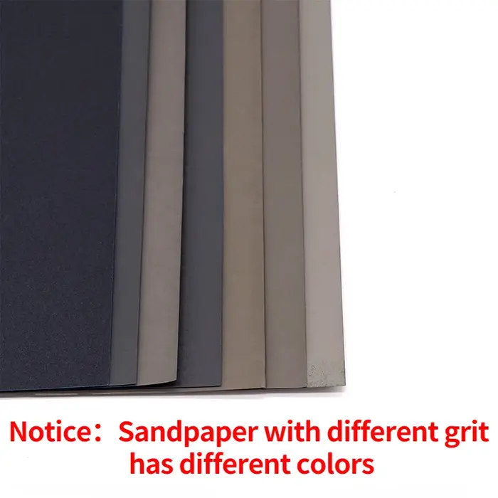 Plats de sable grain 80-10000