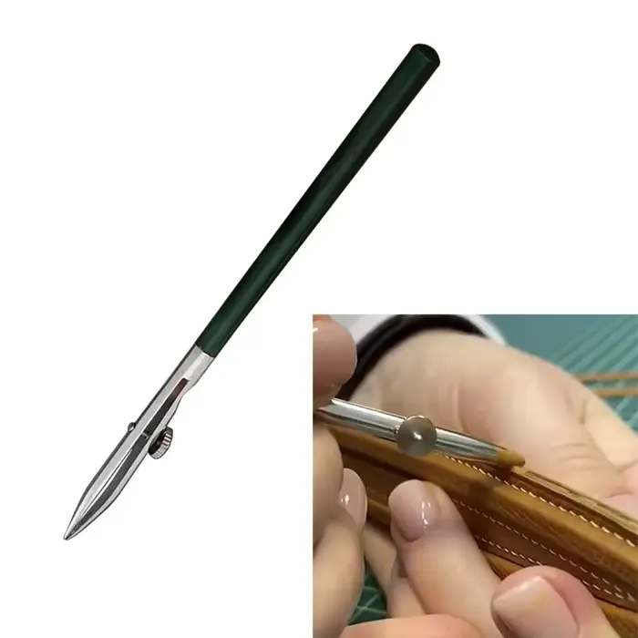Applicateur de stylo de peinture de teinture de collage à l'huile de bord en cuir, outil de rouleau