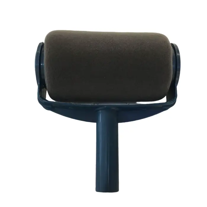 Ensemble professionnel de rouleaux de peinture murale sans tige, brosse multifonctionnelle à bords c