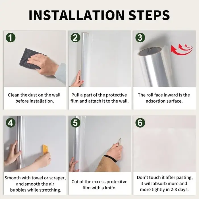 Film de protection mural transparent