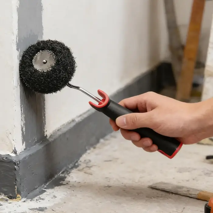Brosse à rouleau en forme de citrouille pour coupe d'angle