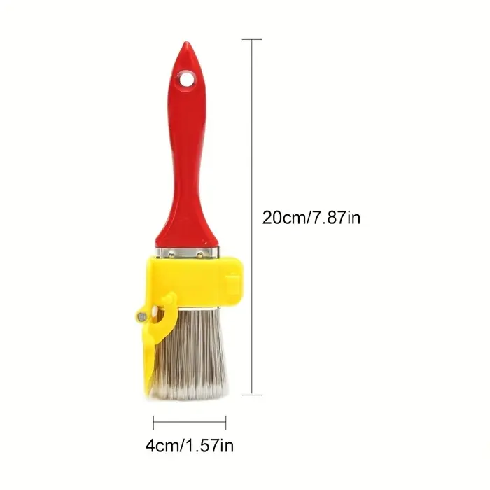 Pinceau à peinture Edger, Durable, léger, coupe propre, avec manche en bois, outil de bricolage pour