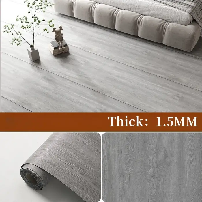 Papier peint autocollant de sol Imitation Grain de bois
