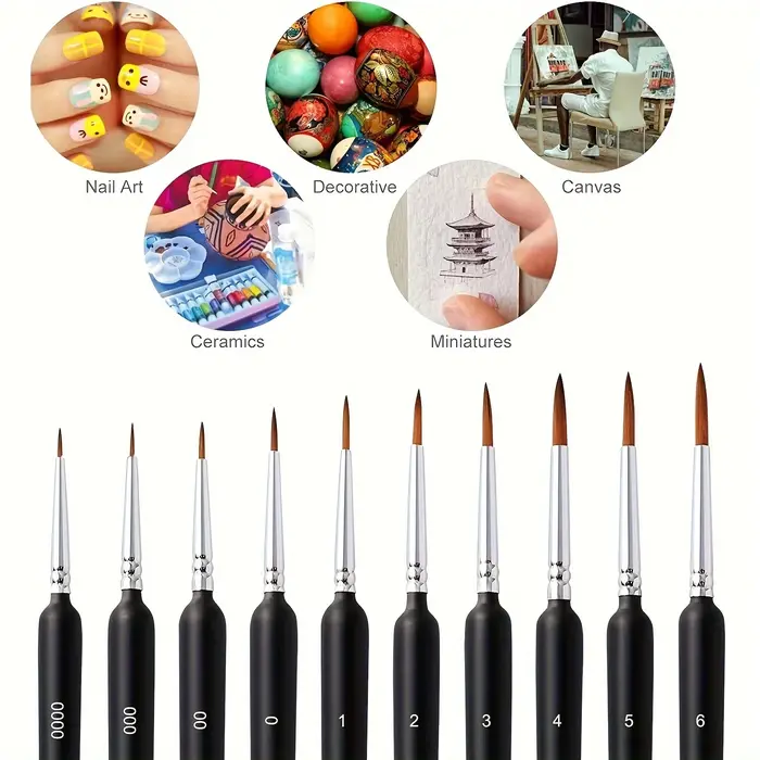 Pinceaux miniatures à peinture