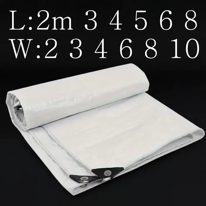 Grande bâche blanche personnalisée 3x5 6 4 8m * 8 10 12