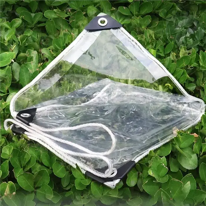 Bâche transparente en PVC imperméable pour balcon