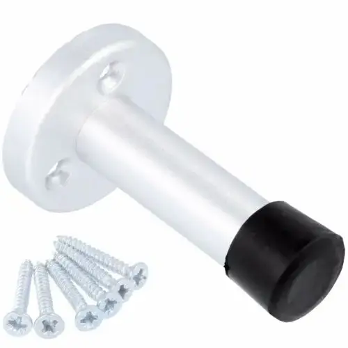 Butée de porte cylindrique en acier inoxydable 304 avec base large